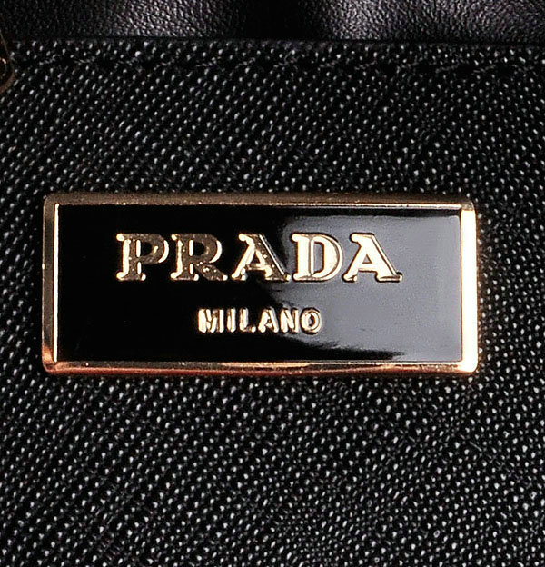 2014 Prada saffiano calf leather tote bag BN2603 black